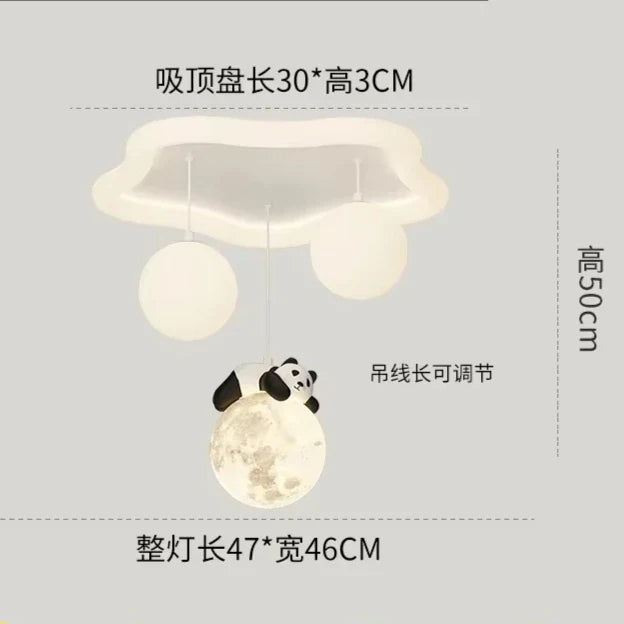 Afralia™ Cloud Bubble Ball Ceiling Light for Kids' Room Bedroom Nursery