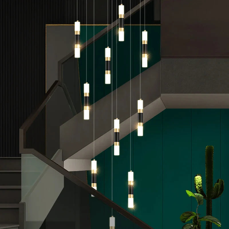 Afralia™ Nordic LED Ceiling Chandelier for Home Decor - Modern Lighting Fixture for Living Room