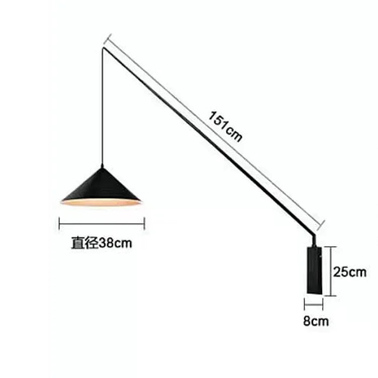 Afralia™ Industrial Fishing Sconce for Kitchen, Dining & Living Room