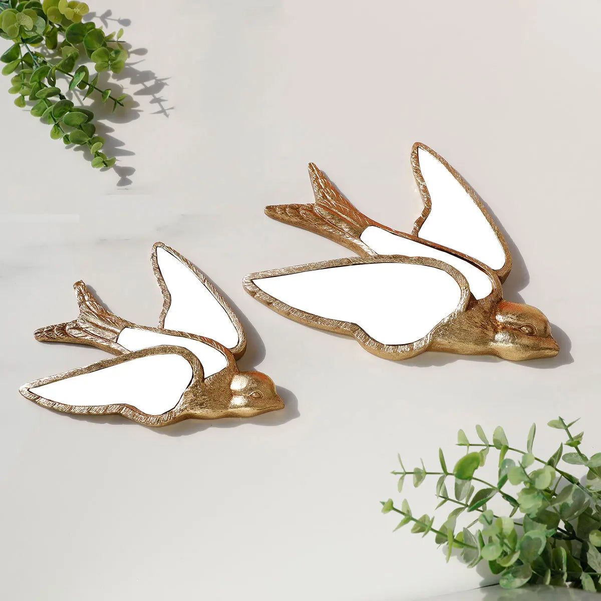 Afralia™ Swallow Golden Bird Wall Decoration - Simulated Animal Pendant & Room Accessory