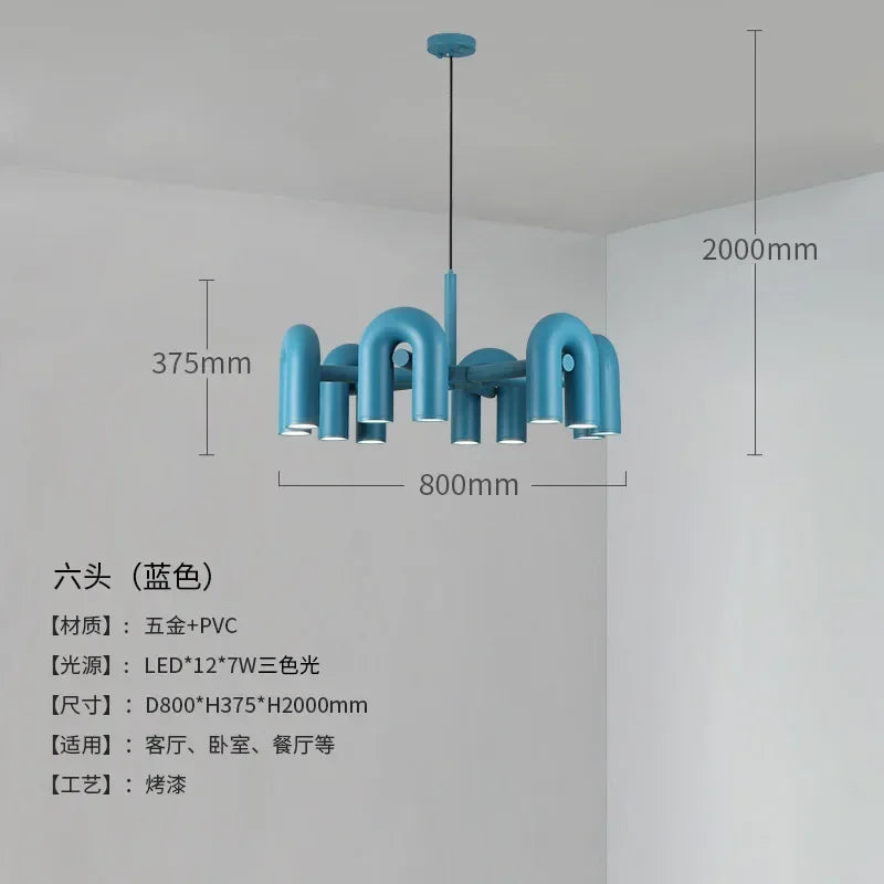 Afralia™ Nordic Chandelier: Adjustable Pendant Lights, Ceiling Hanging Lamp