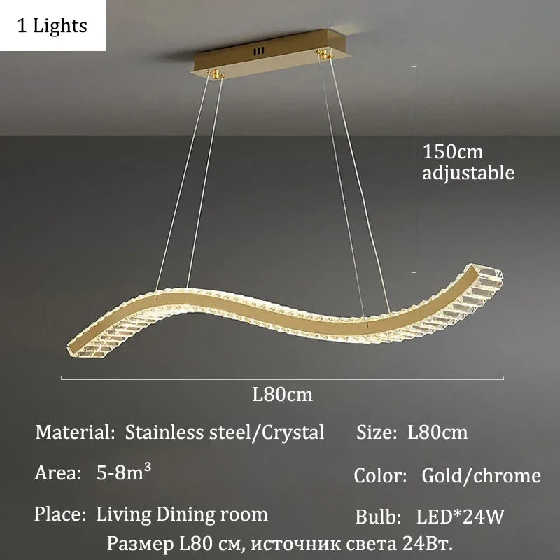 Afralia™ Elegant Crystal Chandeliers: Modern Lighting for Living & Dining Rooms, Bars.