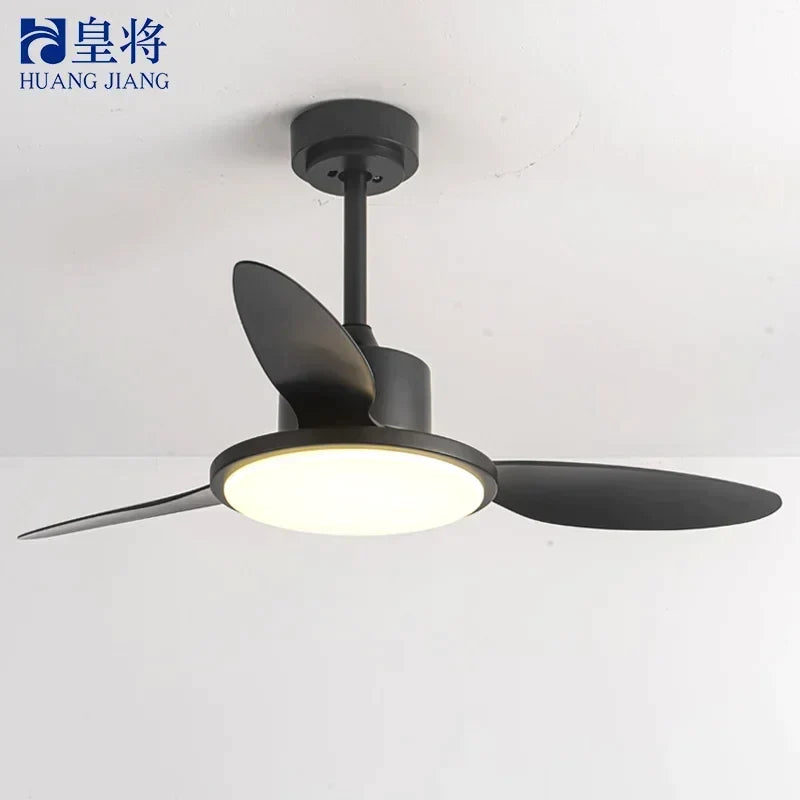 Afralia™ 42" LED Modern Design Ceiling Fan with Remote Control and Plywood Blades