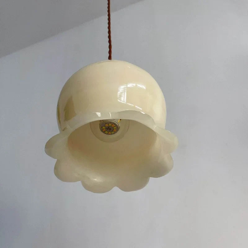 Afralia™ Exquisite Jade Orchid Chandelier: Elegant Decor for Bedside, Bar, or Porch