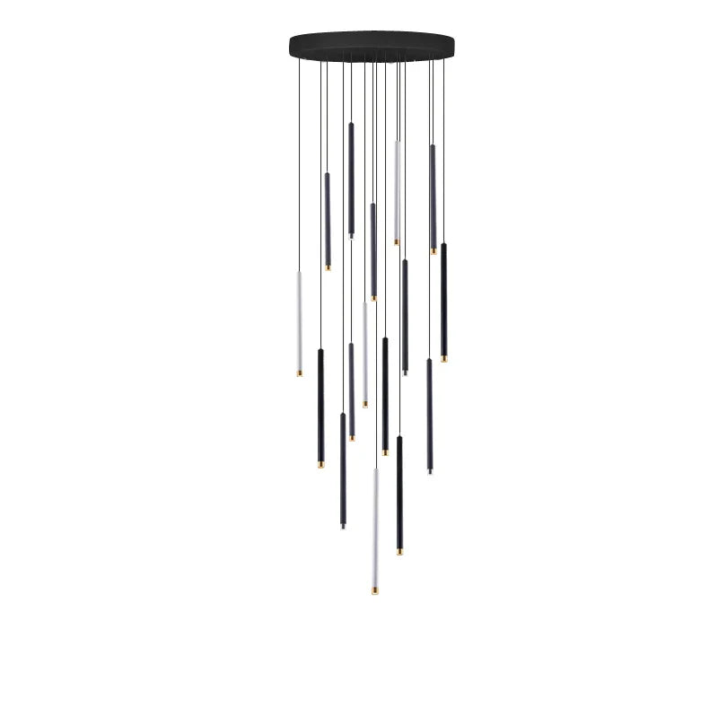 Afralia™ Modern LED Chandelier for Living Room, Restaurant, and Bar