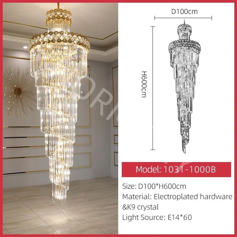 Afralia™ Nordic Luxury LED Ceiling Chandelier for Living Room, Banquet Hall, Hotel Lobby