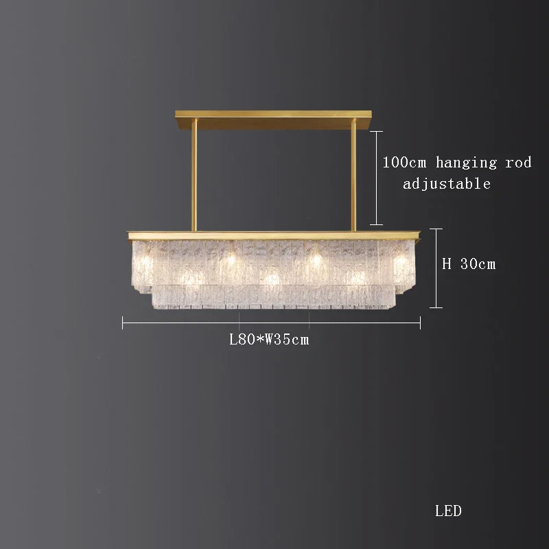 Afralia™ Modern Crystal Chandelier Pendant Light for Dining & Living Room Decor