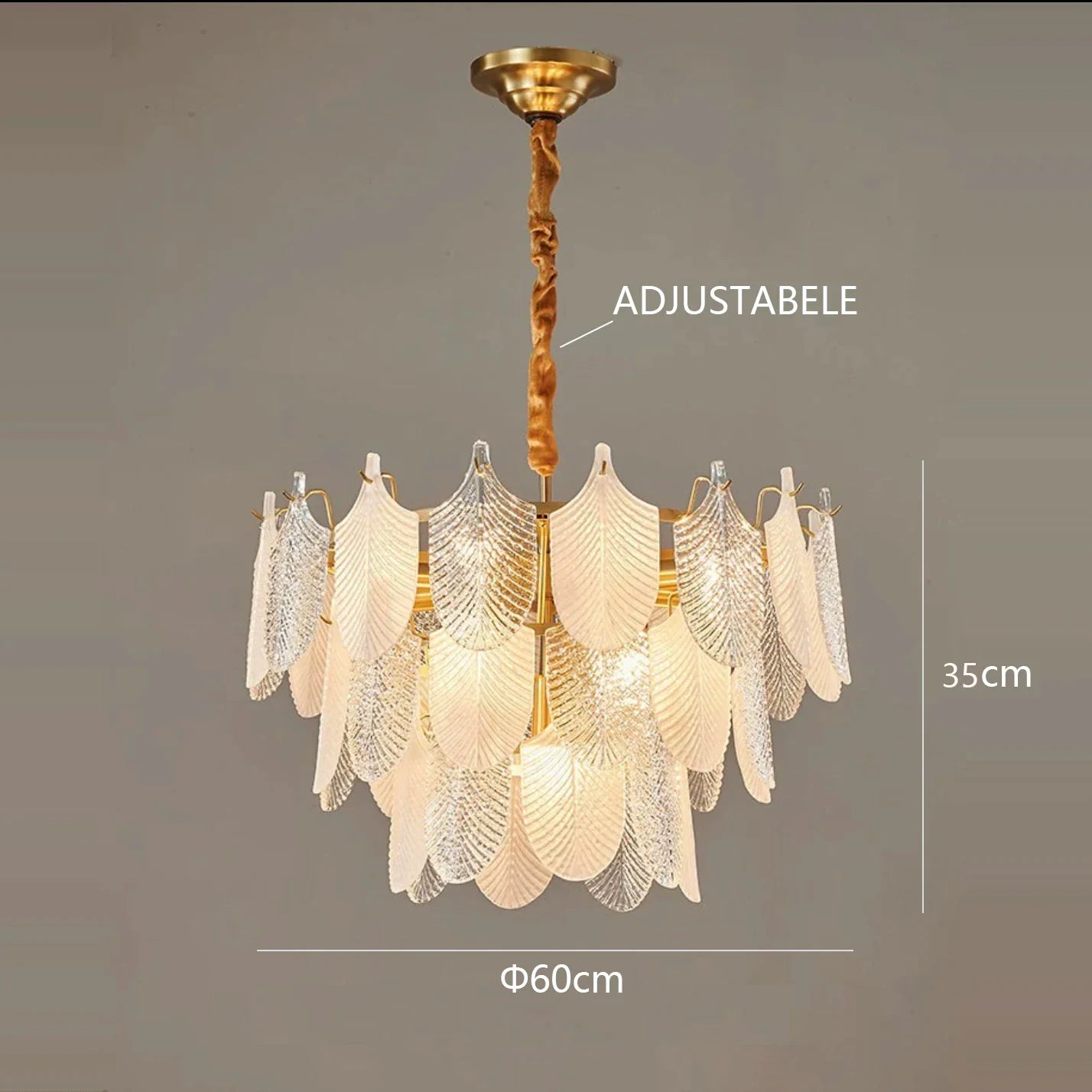 Afralia™ Tree Branch Chandelier: Metal Art Glass Hanging Lamp for Living Room and Kitchen