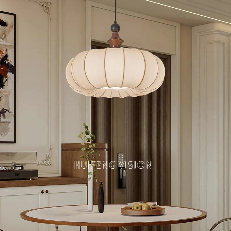 Afralia™ Scandinavian Wood LED Pendant Lamp for Home and Hotel Decor