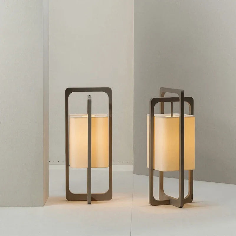 Afralia™ Minimalist Fabric Art Wood Floor Lamp LED E27 for Home Decor, Study, Teahouse, Bedroom