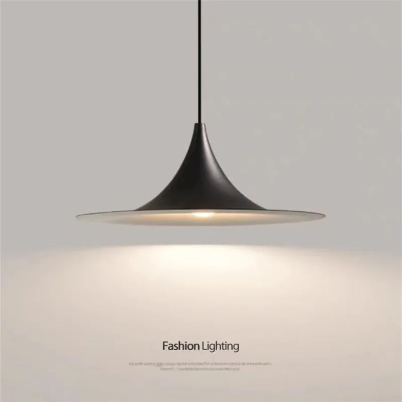 Afralia™ Semi Pendant Single Head Horn Lamp for Dining Room and Bedroom