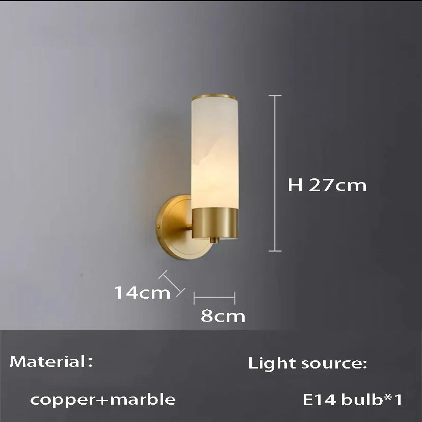 Afralia™ Marble Table Lamp - Modern Luxury Room Decor with Stone Base