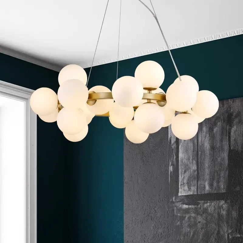 Afralia™ LED Pendant Light Chandeliers for Modern Home Decor Living Room Dining Room Lighting