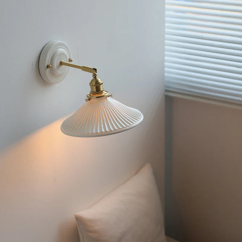 Afralia™ Ceramic LED Wall Lamps - Minimalist Modern Nordic Design for Living Room, Bedroom, Mirror