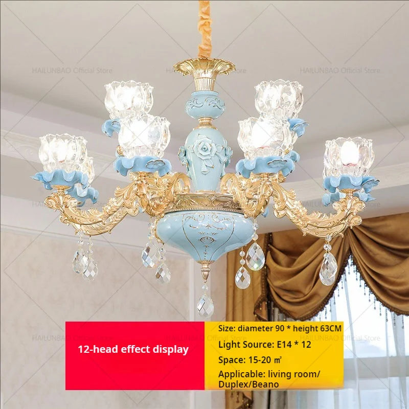 Afralia™ Modern Crystal Chandelier for Living Room Dining French Luxury Bedroom