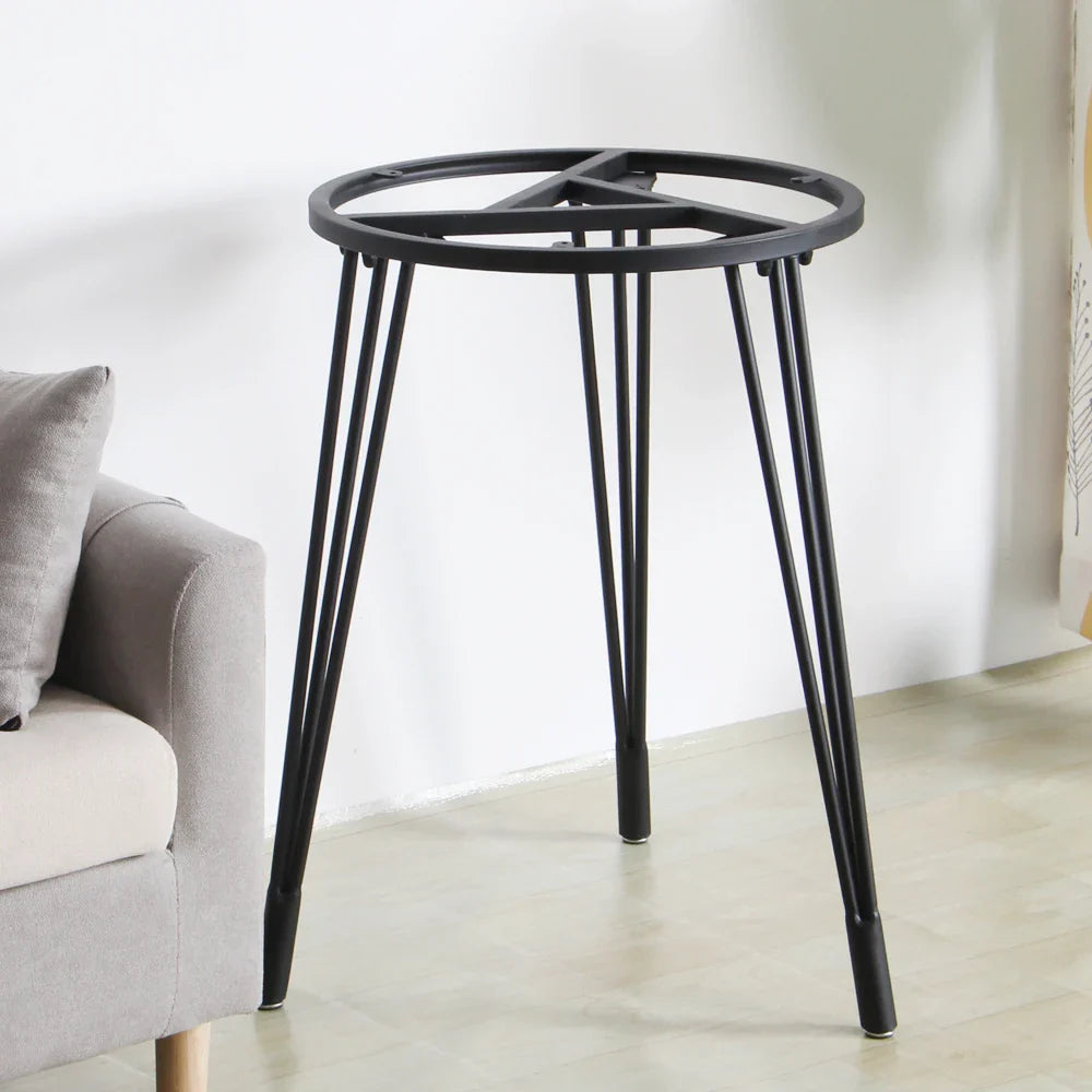 Afralia™ Metal Tea Table Leg Sofa Support Frame for Dining & Balcony Furniture
