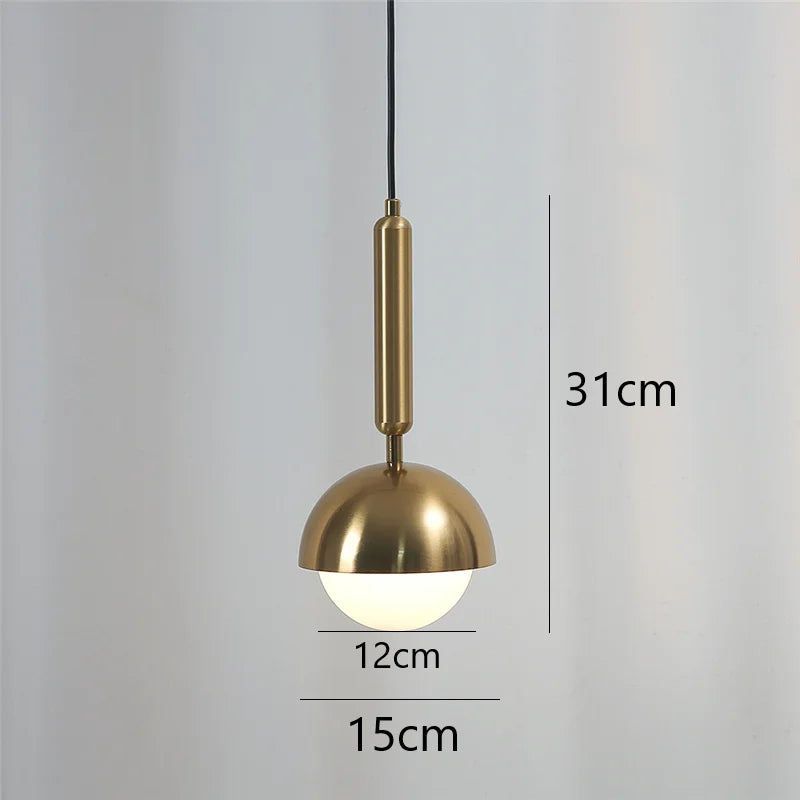 Afralia™ Modern Iron Art LED Pendant Lights for Indoor Home Lighting Fixtures