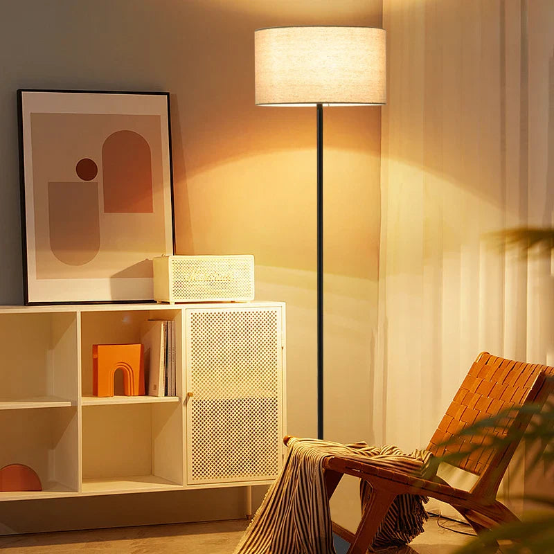 Afralia™ LED Vertical Floor Lamp for Modern Living Room & Bedroom Atmosphere Lighting