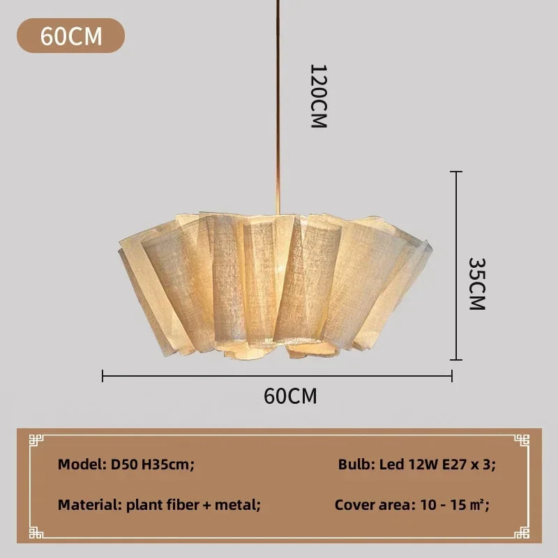 Afralia™ Nordic Creamy LED Pendant Light Chandelier for Bedroom Art Decor