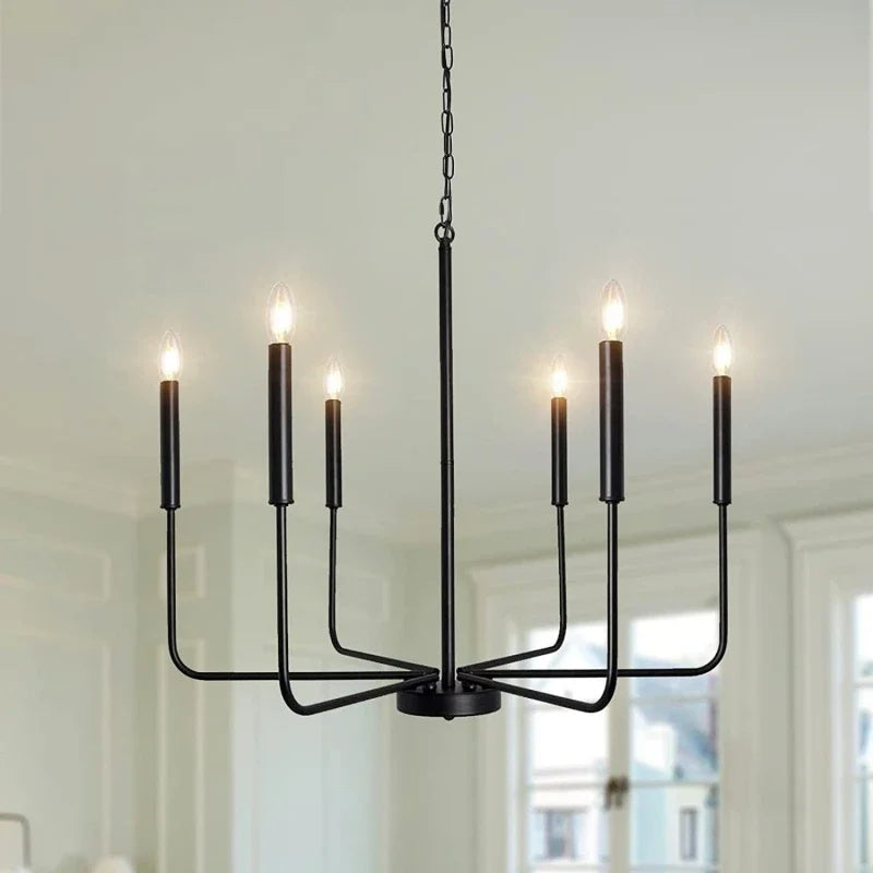Afralia™ Iron Branch Chandelier LED Pendant Light - Elegant Home Decor