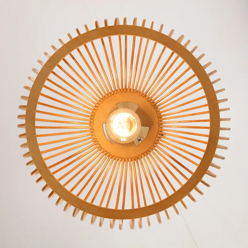 Afralia™ Wood Cage Pendant Lights | Nordic Bar Hanging Lamps | Home Decorative Lighting