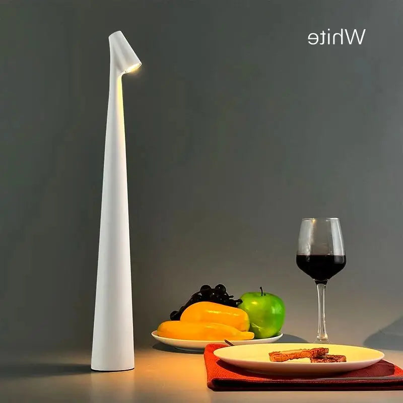 Afralia™ Touch LED Table Lamp: Rechargeable, Cordless, Portable.