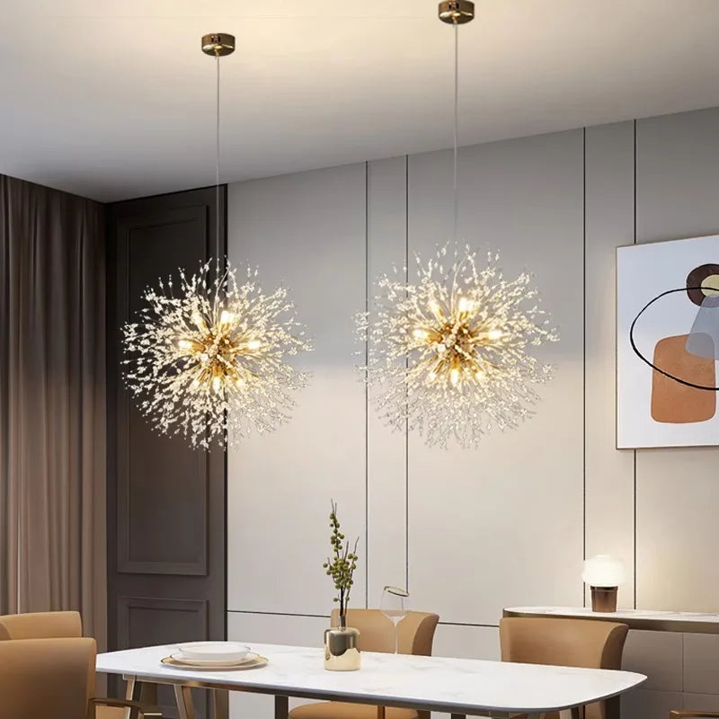 Afralia™ LED Pendant Chandelier for Living Room Bedroom Dining Room Decor