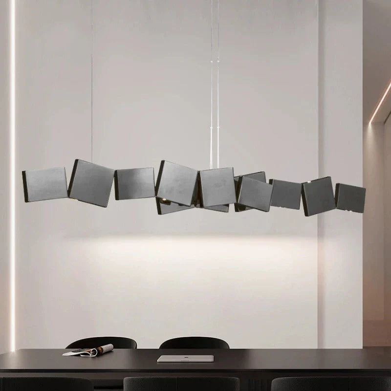 Afralia™ Stainless Steel Pendant Light, Modern Industrial Room Decor - Gold/Wood Grain