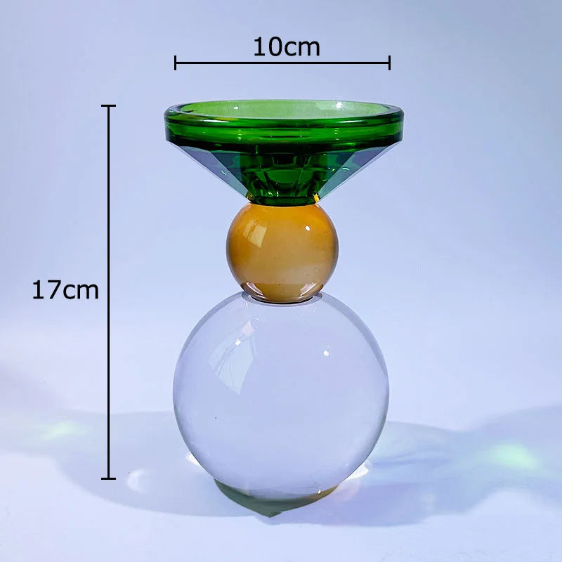 Afralia™ Crystal Candle Holders: Romantic Candlestick & Wax Melt Burner for Modern Home Decor