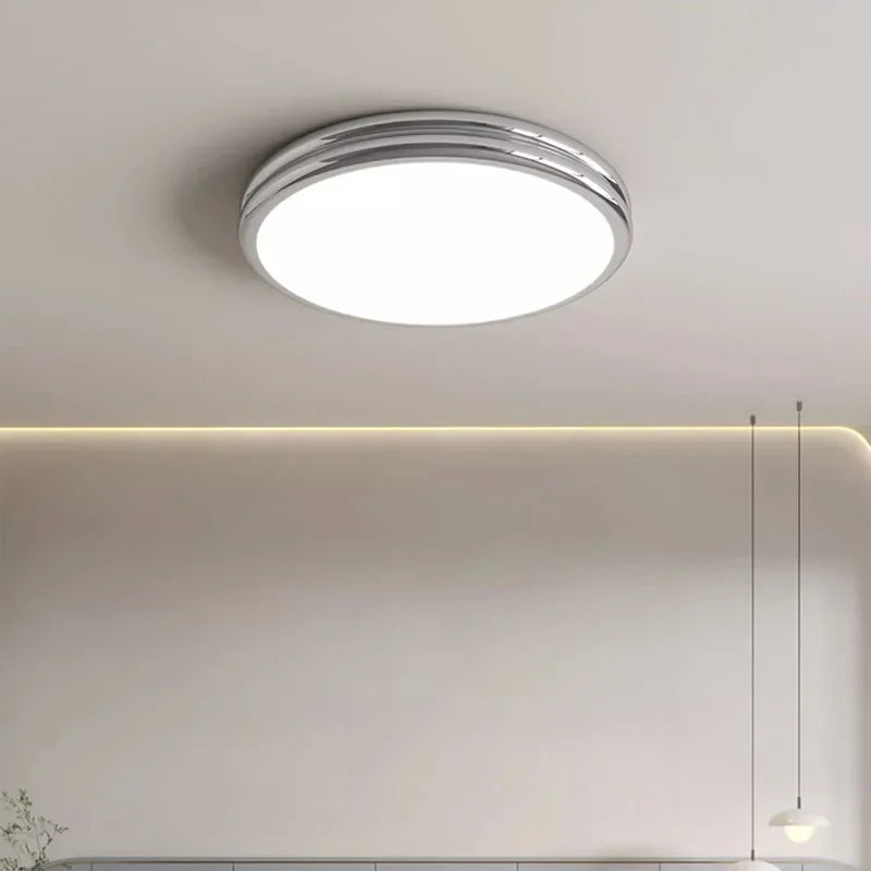 Afralia™ Modern Minimalist LED Round Ceiling Light for Bedroom Indoor Decor