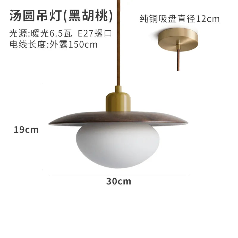 Afralia™ Cream Wind Pendant Lights LED E27 Minimalist Modern Fixtures for Kitchen Island
