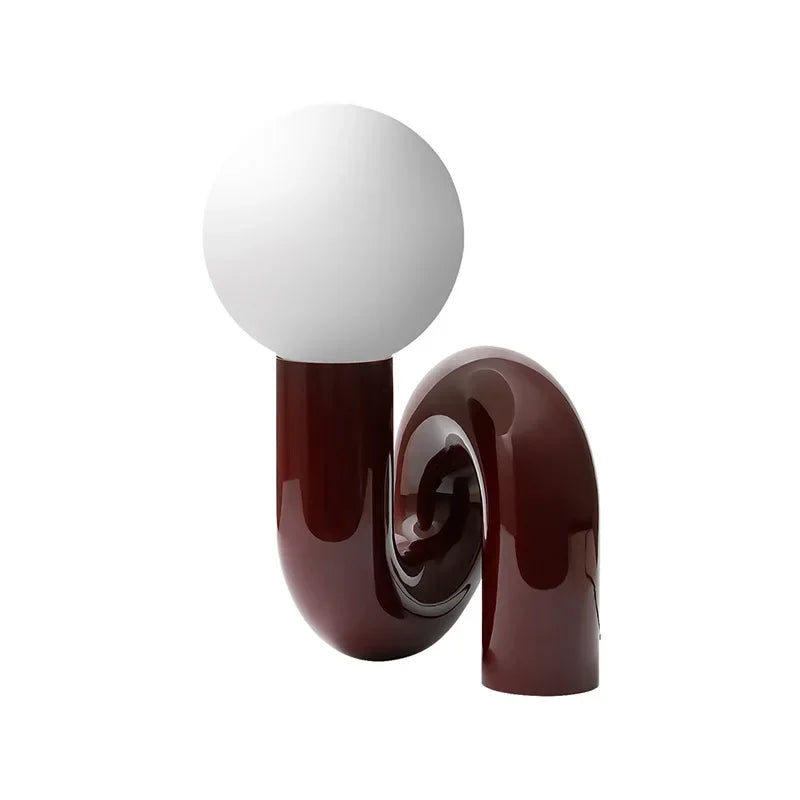 Nordic Red Modern Kids Room Bedside Decor by Afralia™