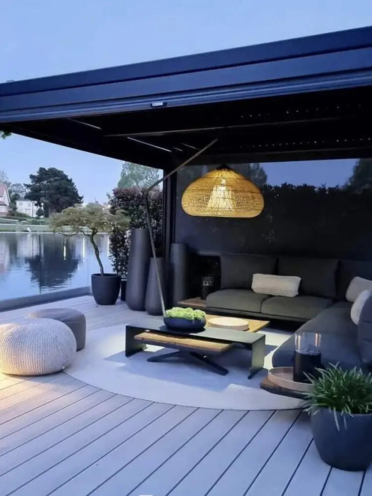 Afralia™ Rattan LED Ceiling Chandelier for Kitchen Island, Shop & Home Decor