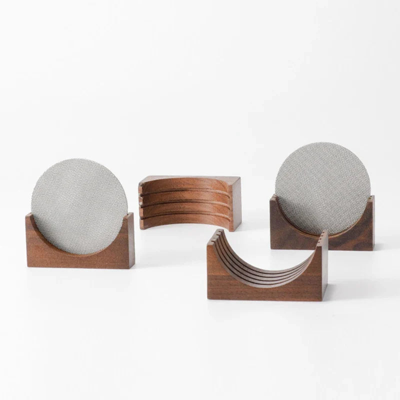 Afralia™ Coffee Filter Stand: Practical Wood Storage Rack for Filters and Screens