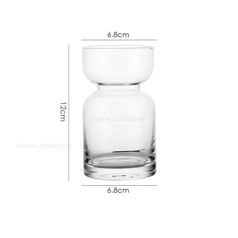 Afralia™ Transparent Saturn Glass Mug for Coffee Latte Beer Juice Summer Tumbler