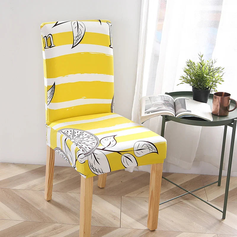 Afralia™ Stretch Print Chair Cover Slipcovers - Elastic Seat Case