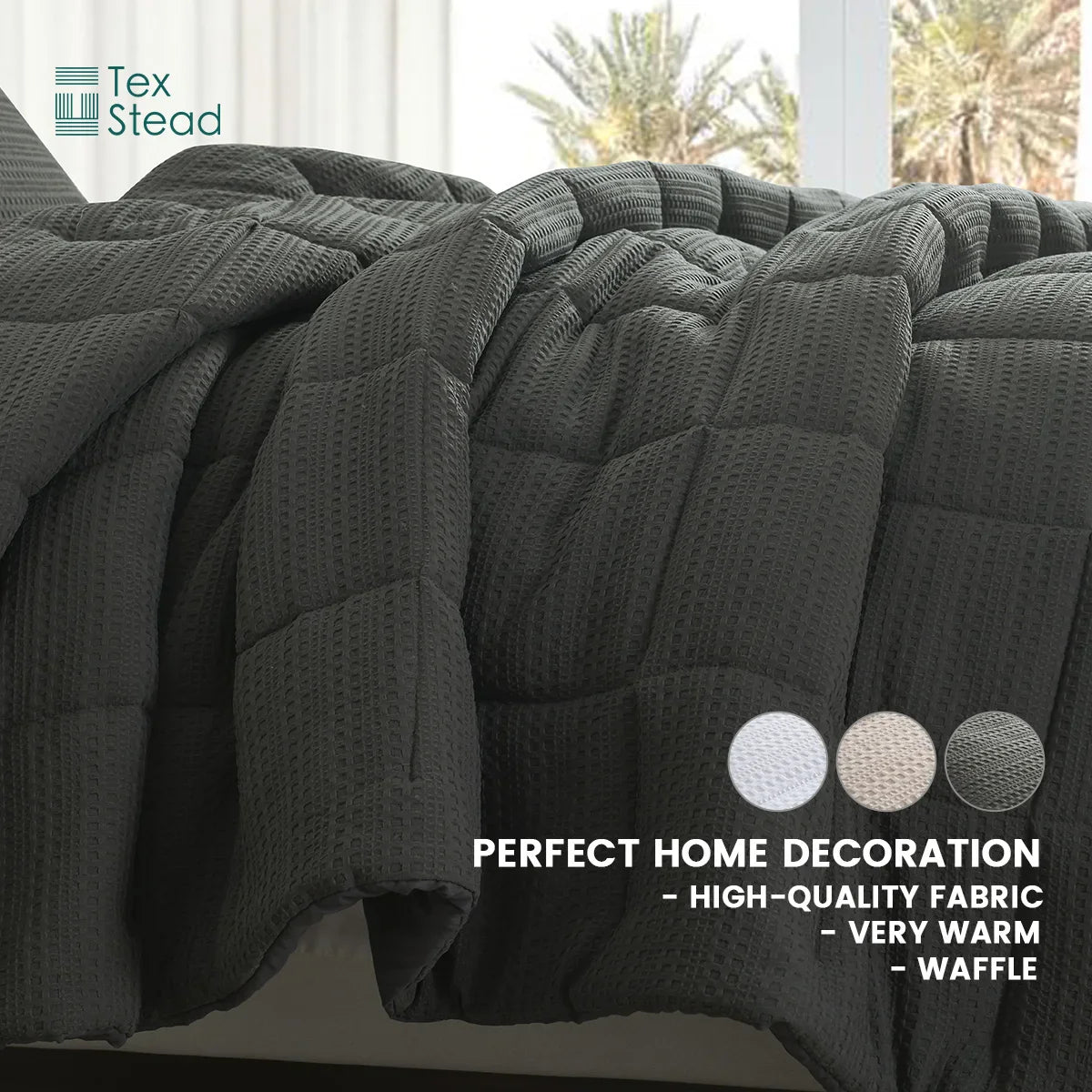 Afralia™ All Season Bed Comforter for Winter Warmth, Machine Washable