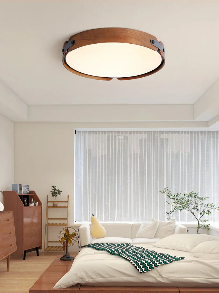 Afralia™ Modern Minimalist Round Ceiling Lights LED Living Room Lamp