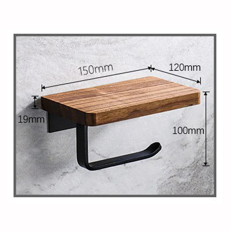 Afralia™ Wall Mount Tissue Holder for Bathroom Kitchen Bedroom Storage