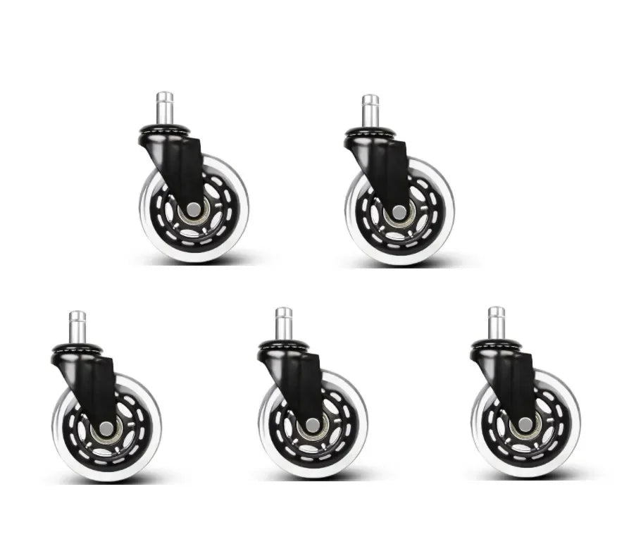 Afralia™ 3 Inch Rotatable Heavy Duty Soft Safety Office Chair Caster Roller