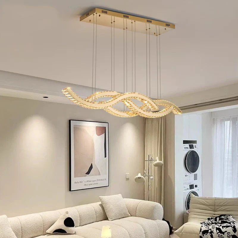 Afralia™ Modern Pendant Light Chandelier Indoor LED Ceiling Lamp