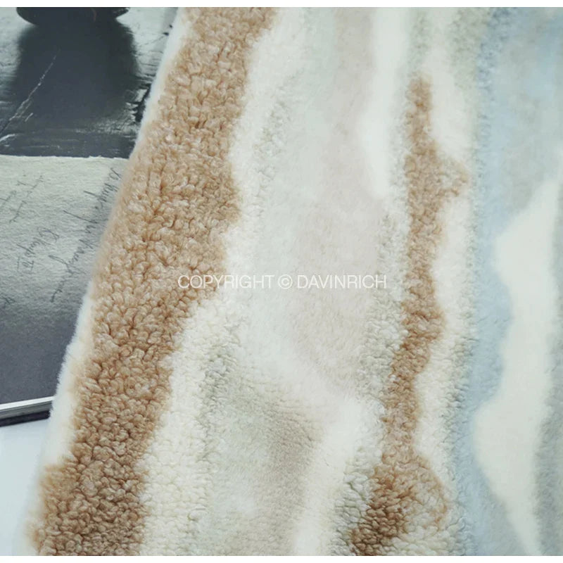 Afralia™ Galaxy Inspired Jupiter Nebula Square Cushion Covers in Coffee Blue Gradient