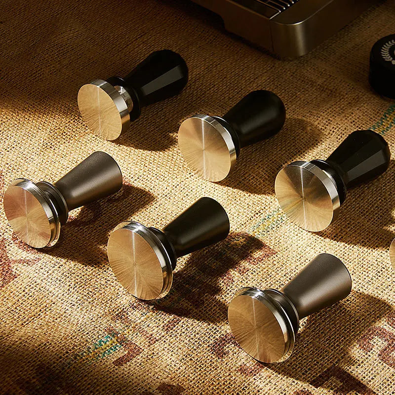 Afralia™ Adjustable Coffee Tamper | Stainless Steel Flat Base | Barista Tool