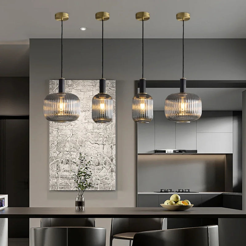 Afralia™ Nordic Glass Pendant Lights | Minimalist Luxury Chandelier for Stylish Interiors