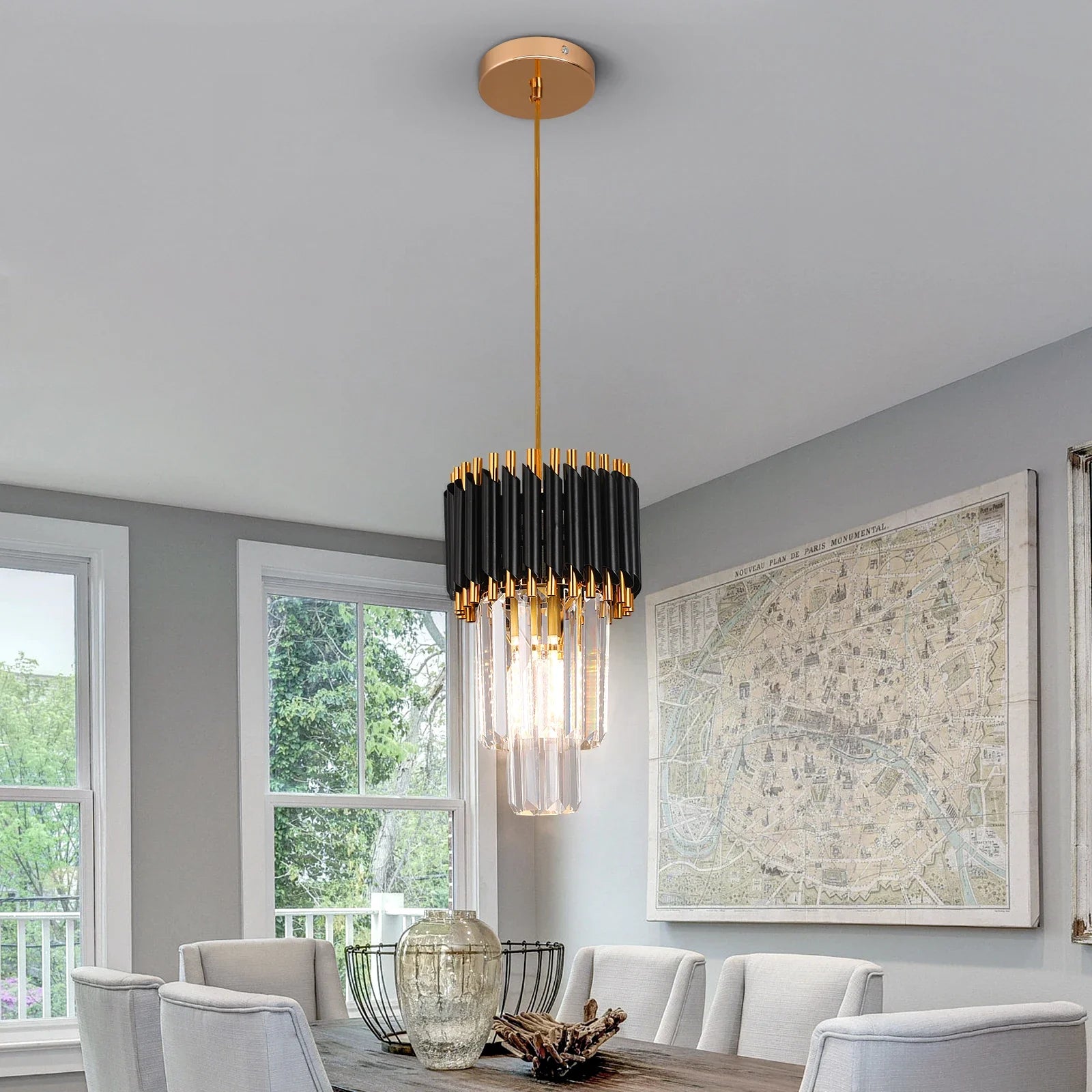 Nordic LED Pendant Light for Kitchen Living Room Bedroom by Afralia™