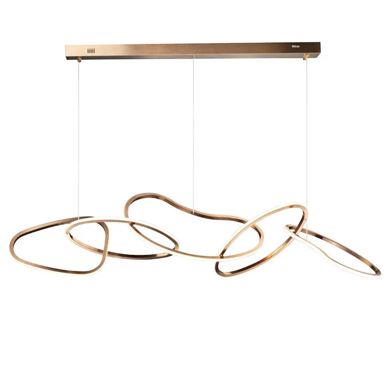 Afralia™ Nordic Chandeliers Dining Room Pendant Lights Ceiling Fixture Ring Lighting