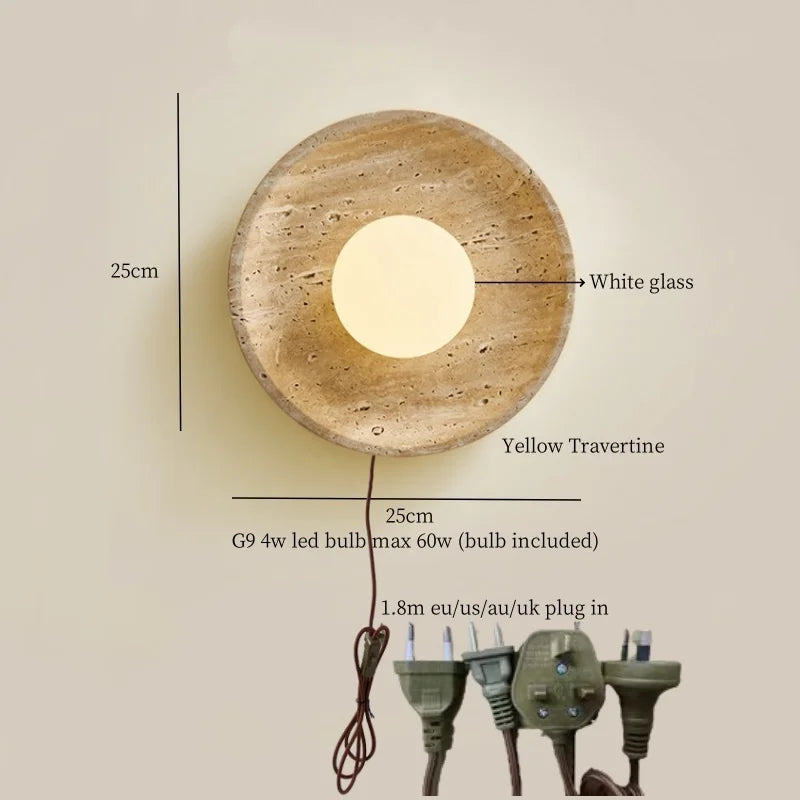 Afralia™ Nordic LED Wall Lamps for Bedroom Decoration - Minimalist Design - Pull Chain Switch
