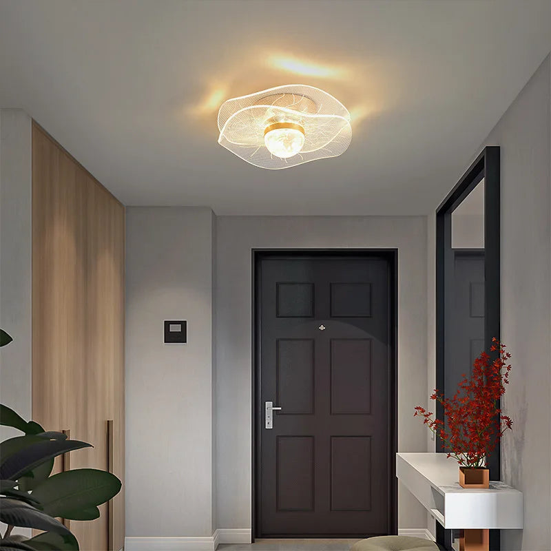 Afralia™ Gold Acrylic LED Ceiling Light - Modern Nordic Style Lighting for Home Decor