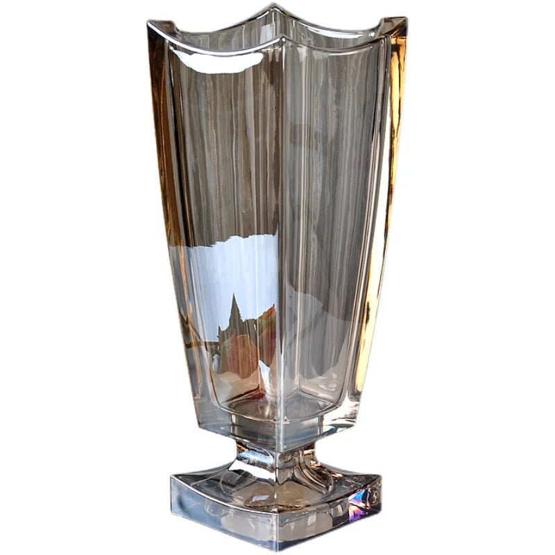 Afralia™ Large Crystal Glass Fruit Plate | Elegant Home Luxury Decor Ornaments