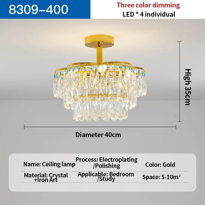 Afralia™ Crystal Light: Elegant Chandelier for Living Room, Dining Room & Bedroom